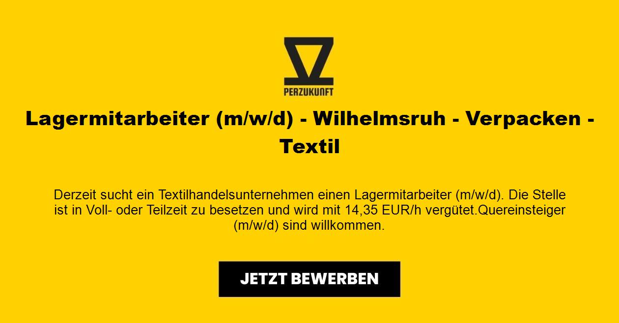 Lagermitarbeiter (m/w/d) - Wilhelmsruh - Verpacken - Textil