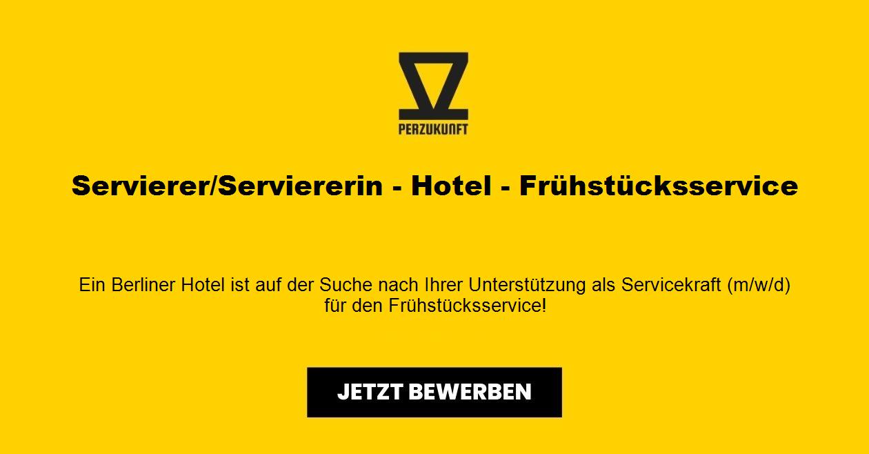 Servierer/Serviererin - Hotel - Frühstücksservice